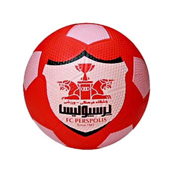 توپ فوتبال لاستیکی سایز 4 پرسپولیس perspolis